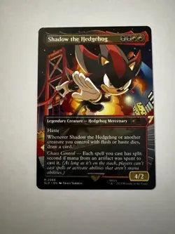 IN HAND - Shadow the Hedgehog ✨NON-FOIL✨ Secret Lair x Sonic - NM Magic MTG - Image 1