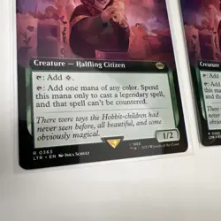 2x MTG Delighted Halfling (Extended Art) - Universes Beyond: LOTR Rare #0363 - Image 3