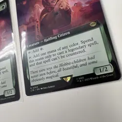 2x MTG Delighted Halfling (Extended Art) - Universes Beyond: LOTR Rare #0363 - Image 4