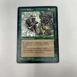 Book Insert Promos Giant Badger - Book Promos LP/NM English Magic Mtg - Image 1