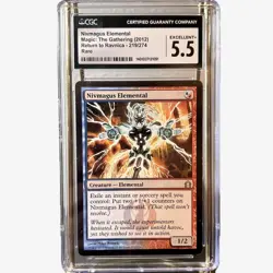 NIVMAGUS ELEMENTAL Rare Return to Ravnica 2012 219/274 CGC 5.5 Excellent+ MTG - Image 1