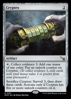 MKM CRYPTEX 1x Rare Magic Murders at Karlov Manor MTG NM - Image 1