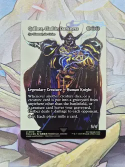#0010 U Golbez, Clad in Darkness (Syr Konrad, the Grim) Foil Final Fantasy MTG - Image 1