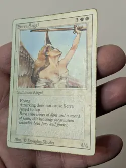 Serra Angel - Revised Edition - MTG Magic: The Gathering - HP Heavily Played - Image 5