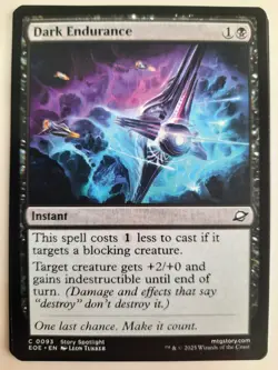 Dark Endurance #0093 Edge of Eternities MTG Magic NM X 4 copies - Image 1