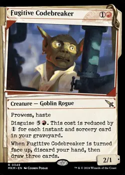 MKM Showcase FUGITIVE CODEBREAKER 1x Rare Magic Murders at Karlov Manor MTG NM - Image 1