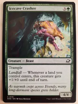 Icecave Crasher #0191 Edge of Eternities MTG Magic NM X 4 copies - Image 2