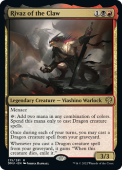 1x Rivaz of the Claw NM-Mint, English Dominaria United MTG Magic - Image 1