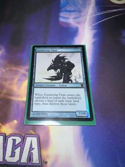 Mtg Singles - Sundering Titan - From the Vault: Relics - Foil - LP - Image 1