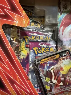 Pokemon Single Strike Urshifu VMAX Premium Collection Box -Evolving Skies Packs! - Image 4
