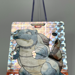 Blastoise Bandai Carddass No. 009 Red Prism Holo Japanese Pokemon Card 1996 1997 - Image 3