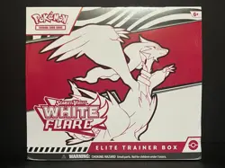 POKEMON TCG SCARLET & VIOLET WHITE FLARE ETB ELITE TRAINER BOX FACTORY SEALED! - Image 1