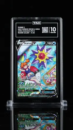 Pokemon - Starmie V - Astral Radiance - TG13/TG30 - Full Art - TAG 10 GEM MINT - Image 1