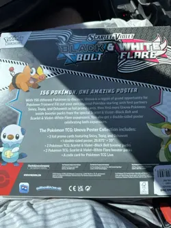 Pokemon TCG S&V Black Bolt & White Flare Poster Collection - New Sealed 196214129214 - Image 2