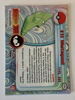 2000 Topps Chrome Pokemon Series 1 #11 Metapod (C) FREE COMBINED SHIPPING - Image 2