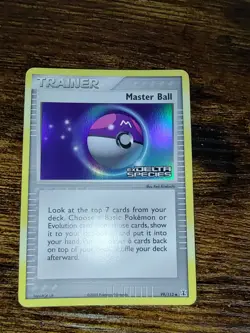 Pokemon Ex Delta Species Master Ball 99/113 Reverse Holo Stamped NM-MINT - Image 2