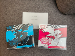 Pokemon TCG Black Bolt and White Flare Elite Trainer Box ETBs (Set of 2) - Image 1