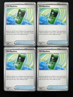 [4x Playset] TM Machine 181/182 SV10: Destined Rivals (DRI) Pokemon TCG - Image 1