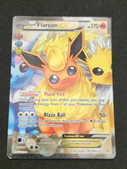 FLAREON EX - RC28/RC32 - GENERATIONS RADIANT COLLECTION - ULTRA RARE - POKEMON - Image 1