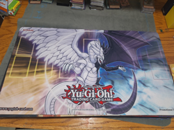 Yugioh Light and Darkness Dragon Official 2022 Promotional Playmat Time Wizard - Image 1