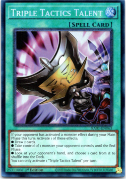 Triple Tactics Talent - RA01-EN063 - Ultimate Rare - 1st Edition - Yugioh - Image 1