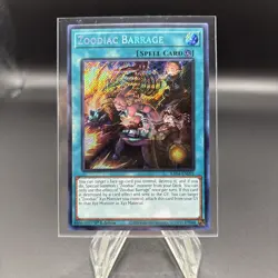 Yugioh Zoodiac Barrage RA04-EN091 Secret Rare 1st Ed Near Mint - Image 1