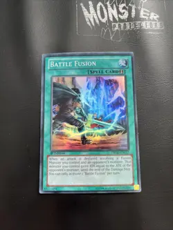 YUGIOH BATTLE FUSION SUPER RARE DRLG-EN017 1ST EDITION - Image 1