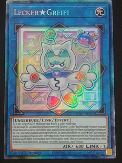 Lecker Greifi JUSH-DE022 Collectors Rare Justice Hunters DE NM YUGIOH - Image 1
