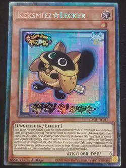 Keksmiez Lecker JUSH-DE017 Collectors Rare Justice Hunters DE NM YUGIOH - Image 1