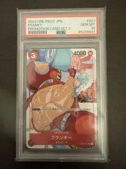 PSA10 One Piece Card Matching Battle Franky Promo Op01-021 jpn - Image 1
