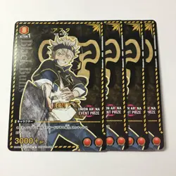 Asta Promo UAPR/BCV-1-074 U Shop Battlel Black Clover Union Arena Card set of 4 - Image 1