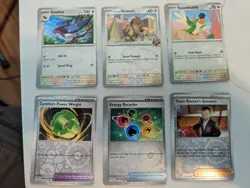 Pokemon Destined Rivals Error Miscut Card Lot - Image 4