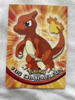 1999 Pokemon Topps TV Animation #5 Charmeleon Card - Image 1