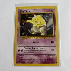 Pokemon Card - Drowzee 49/102 Non Holo - Base Set - WOTC - Great Condition - Image 1