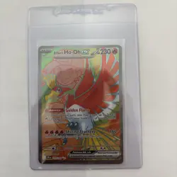 Ethans Ho-Oh EX 209/182 Full Art Destined Rivals Pokemon TCG Card NM - Image 1