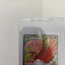 Ethans Ho-Oh EX 209/182 Full Art Destined Rivals Pokemon TCG Card NM - Image 2