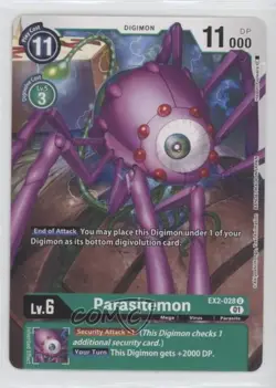 2022 Digimon Card Game - Digital Hazard (EX2) Parasitemon #EX2-028 02l5 - Image 1