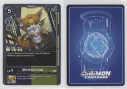 2021 Digimon Card Game - X Record Rare Meicoomon #BT9-074 02l5 - Image 3
