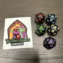 Edge of Eternities MTG Magic the Gathering Spin Down Spindown d20 5 Dice Colors - Image 1