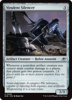 Virulent Silencer - 248 / English / Near Mint MTG - Image 1