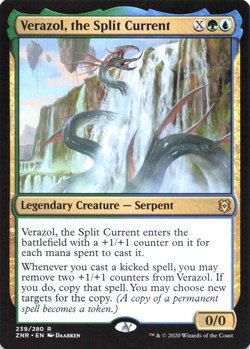 1x Verazol, the Split Current ZNR NM x1 Mtg Magic Gathering - Image 1
