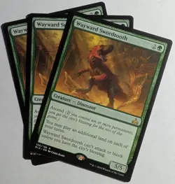 Wayward Swordtooth x1 Rivals of Ixalan Magic the Gathering MTG LP/NM - Image 3