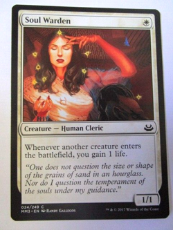 MTG Soul Warden Modern Masters 2017 Light Play!! - Image 1