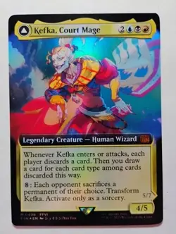 Kefka, Court Mage - Foil - Extended Art MTG Magic *Fresh from pack* NM - Image 1