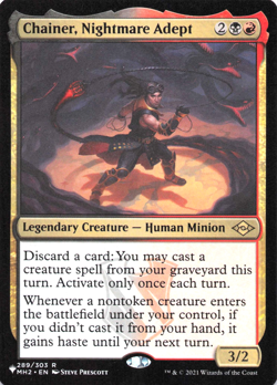 1x Chainer, Nightmare Adept Modern Horizons 2 MH2 Magic the Gathering MTG NM - Image 1