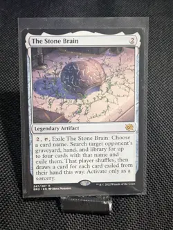 The Stone Brain (Regular - Near Mint) MtG: Brothers War [BRO #247] - Image 1