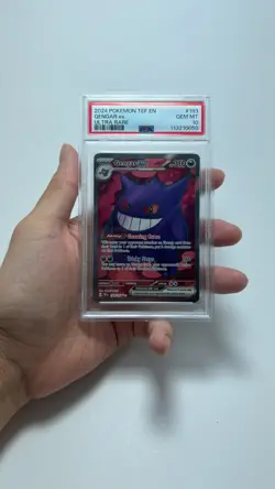 2024 POKEMON TEF EN-TEMPORAL FORCES ULTRA RARE #193 GENGAR EX PSA 10 - Image 1