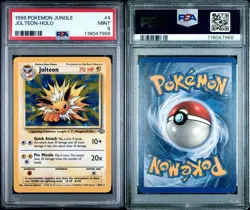 1999 Pokemon Jungle Jolteon Holo Fossil 4/64 PSA 9 - Image 3