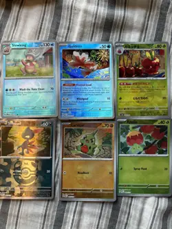 POKEMON TCG Lot Of 6 Prismatic Evolutions/ Terastal Fest MASTER BALL Holo Cards - Image 1