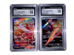 Pokemon CGC 10 Latias EX & Latios Japanese graded duo slabs gem mint lot Sv7a - Image 1